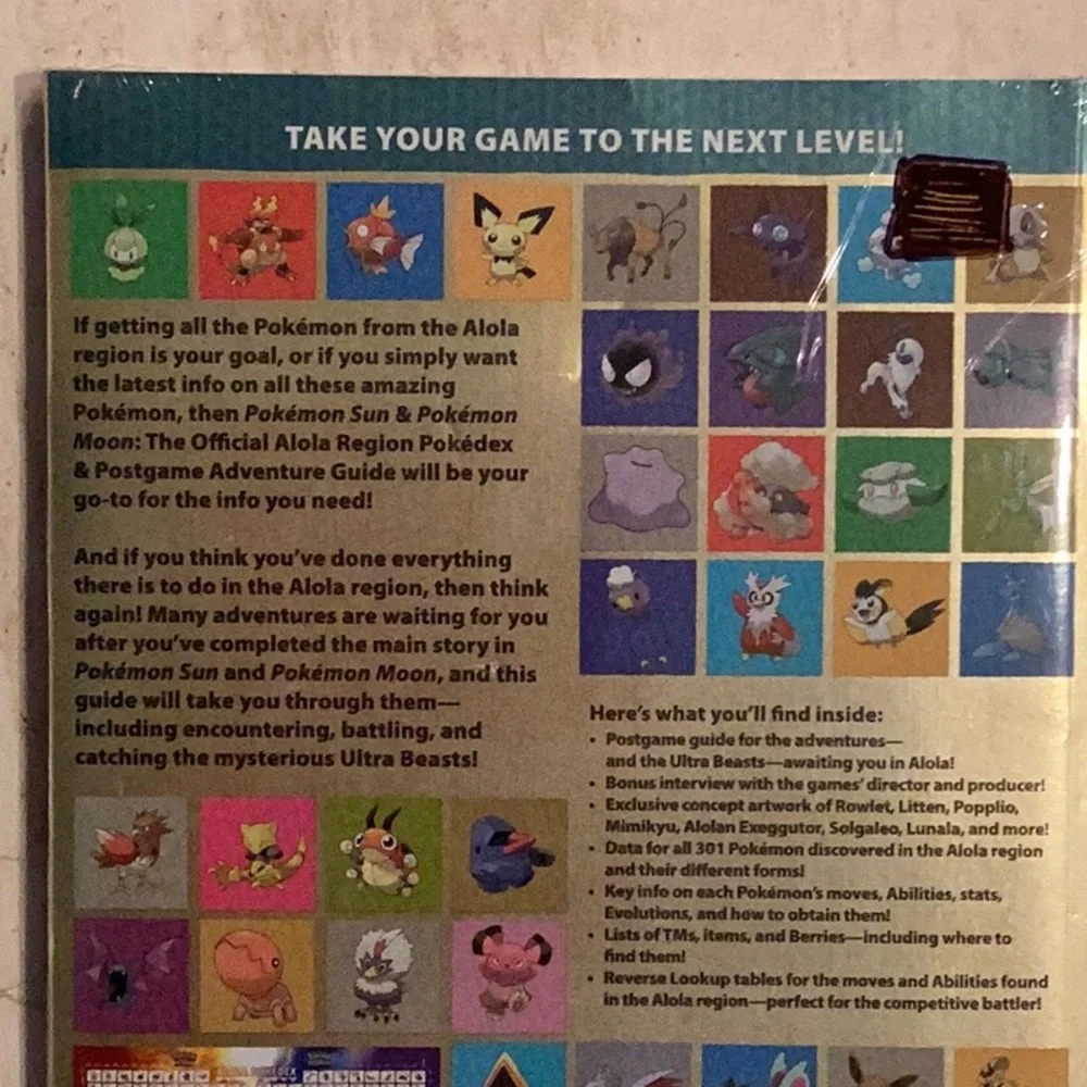 Pokemon Sun & Pokemon Moon Pokédex Official Strategy Guide Aloha New Sealed 3DS